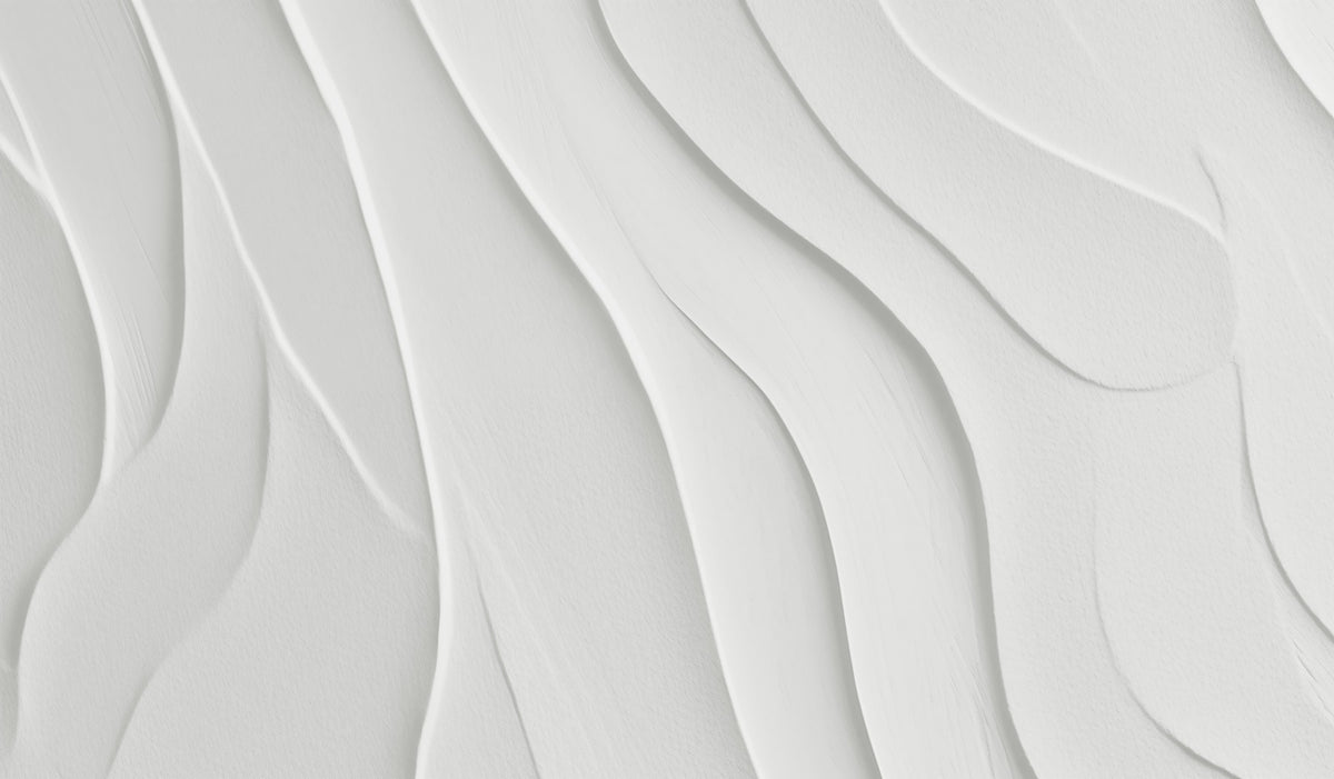 Papier peint Arches blanches plissées — mise en situation
