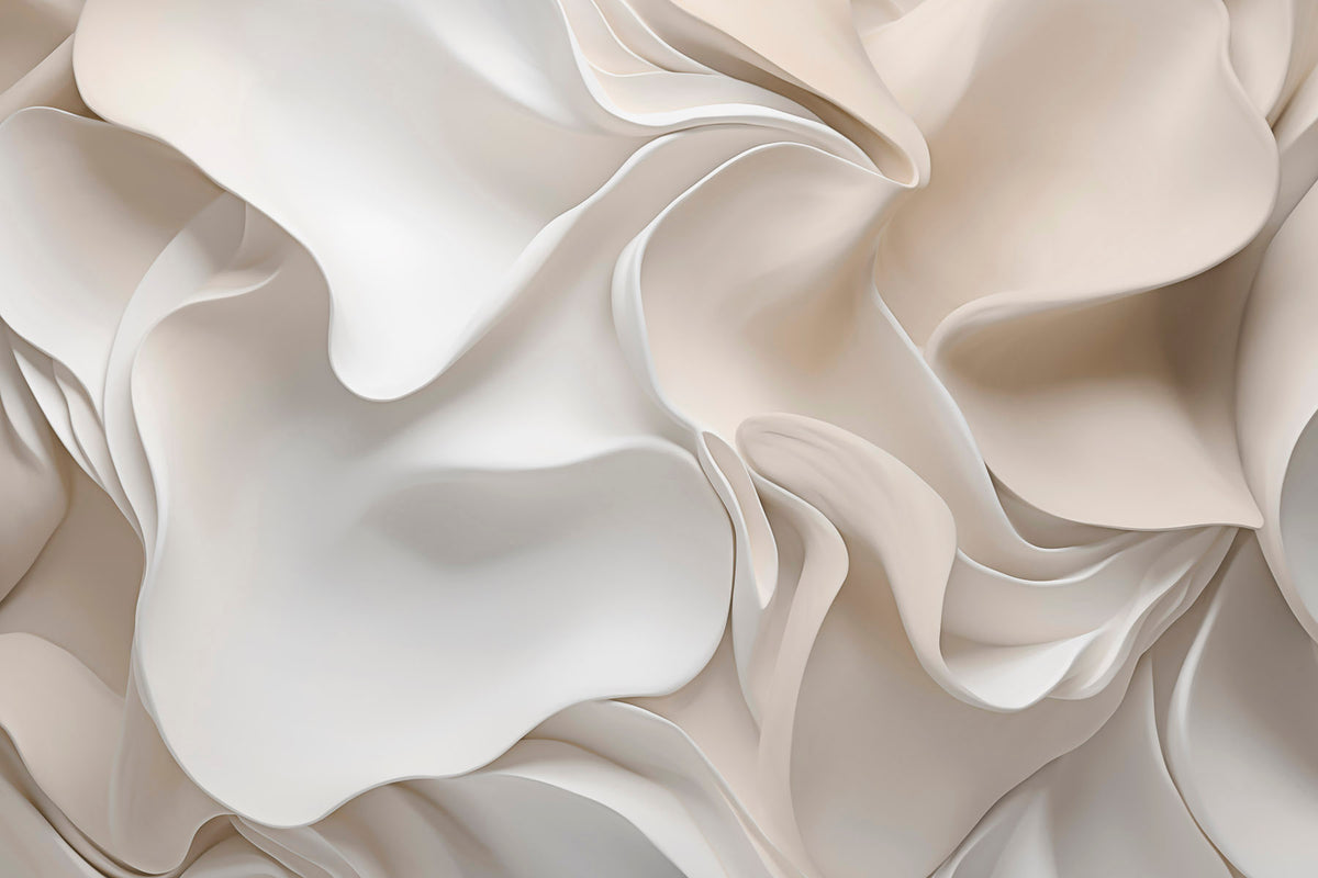 Papier peint Vagues soyeuses — mise en situation