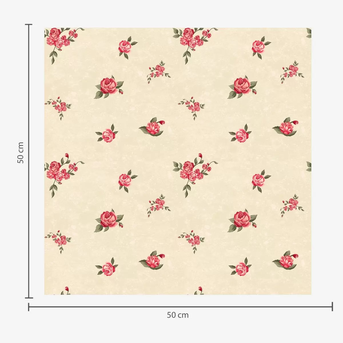 Papier peint Petits bouquets de roses