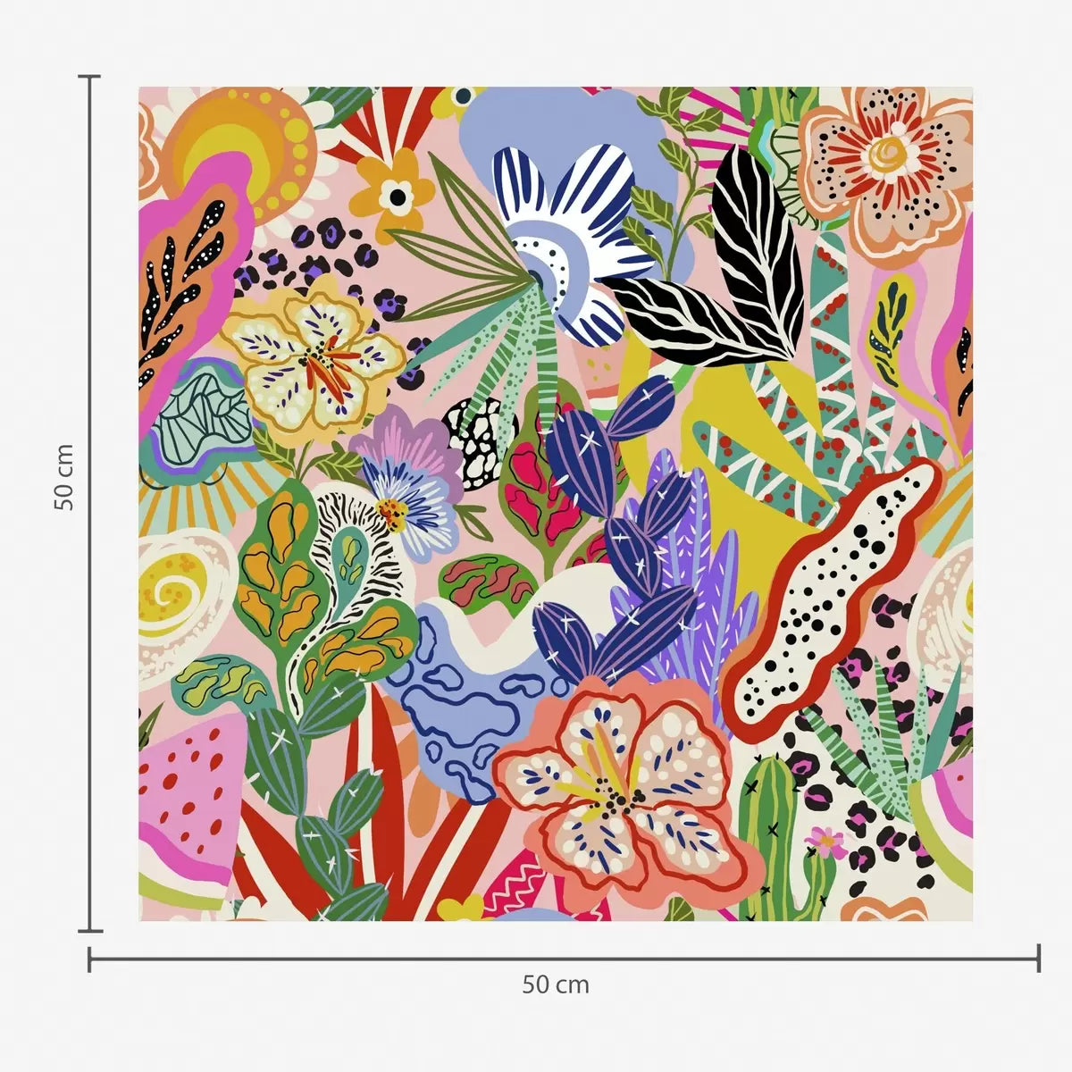 Papier peint Parade florale pop