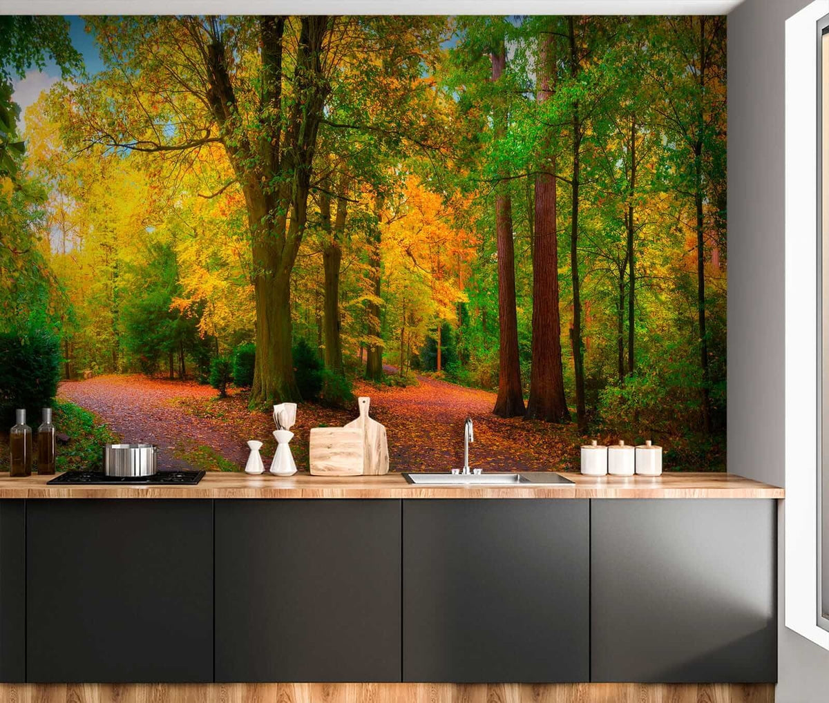 Papier peint Premiers ors d’automne