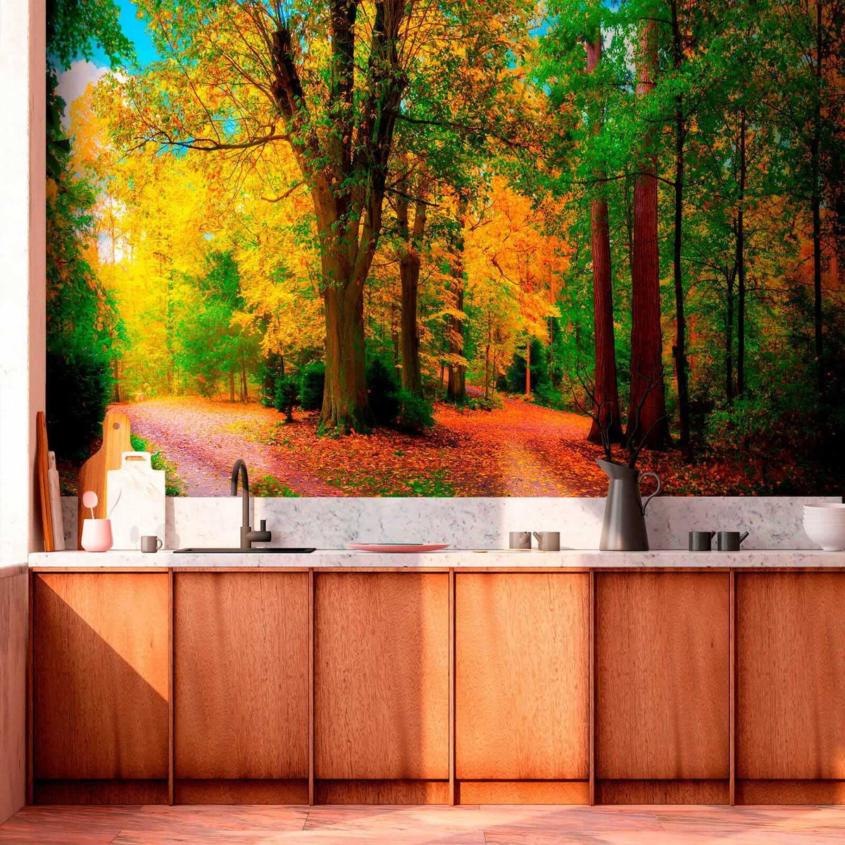 Papier peint Premiers ors d’automne