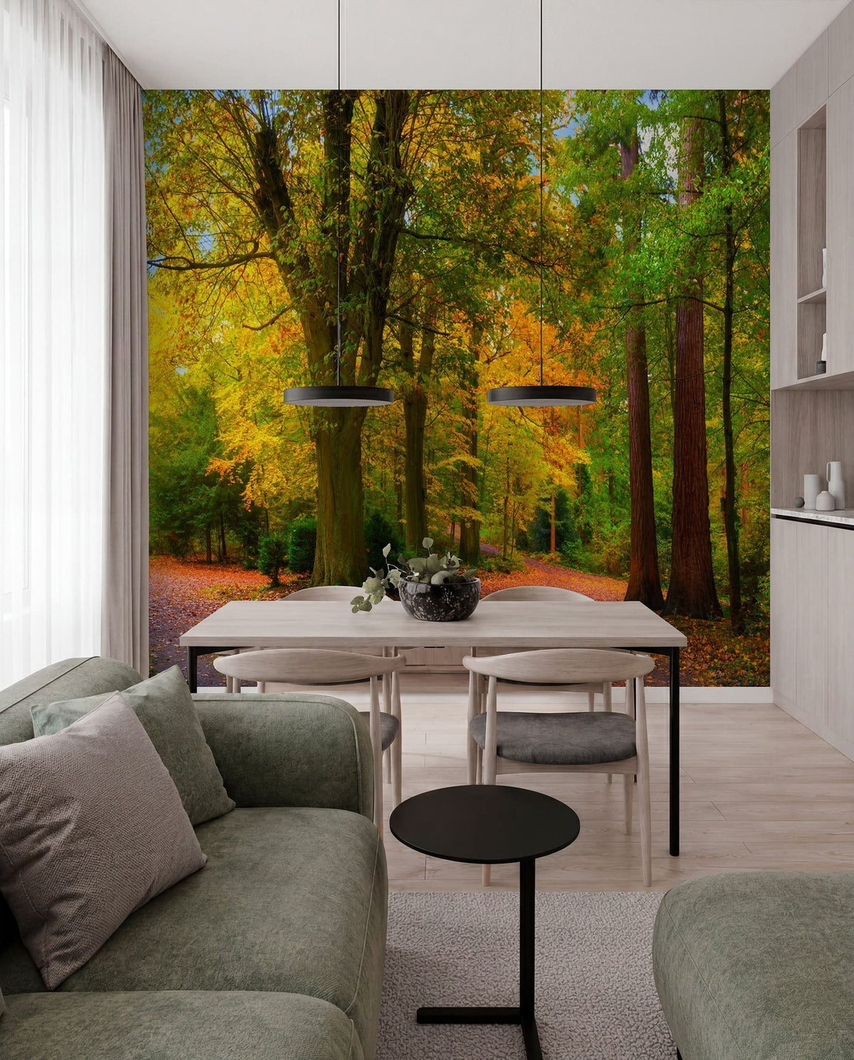 Papier peint Premiers ors d’automne