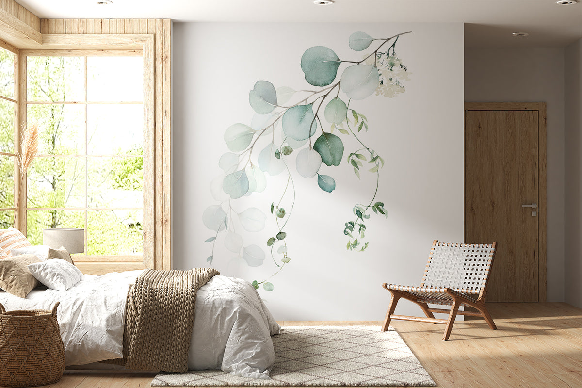 Papier peint Rameaux d’eucalyptus