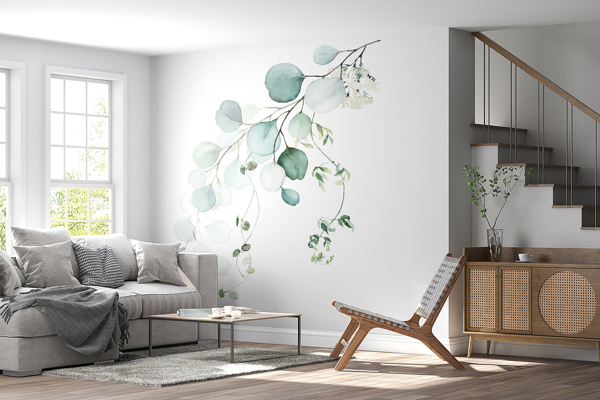 Papier peint Rameaux d’eucalyptus