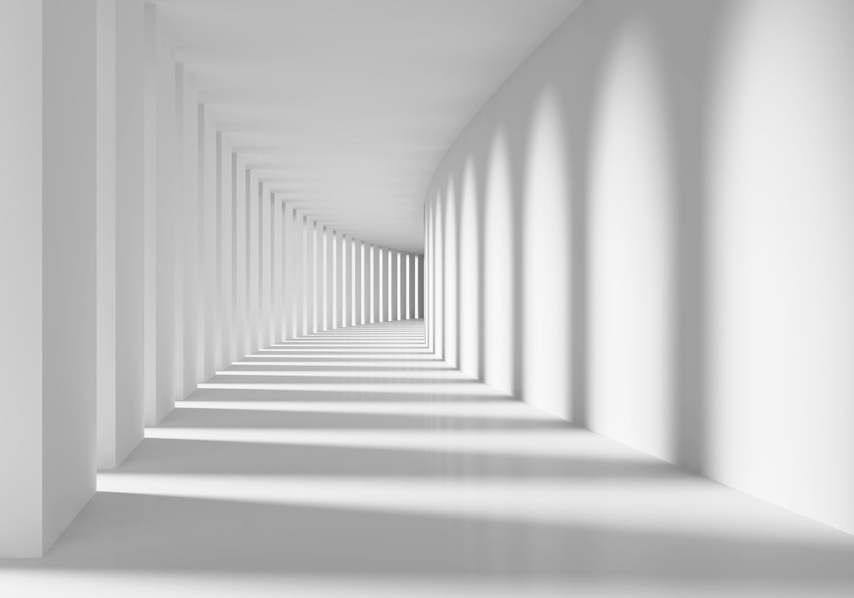 Papier peint Couloir de lumière