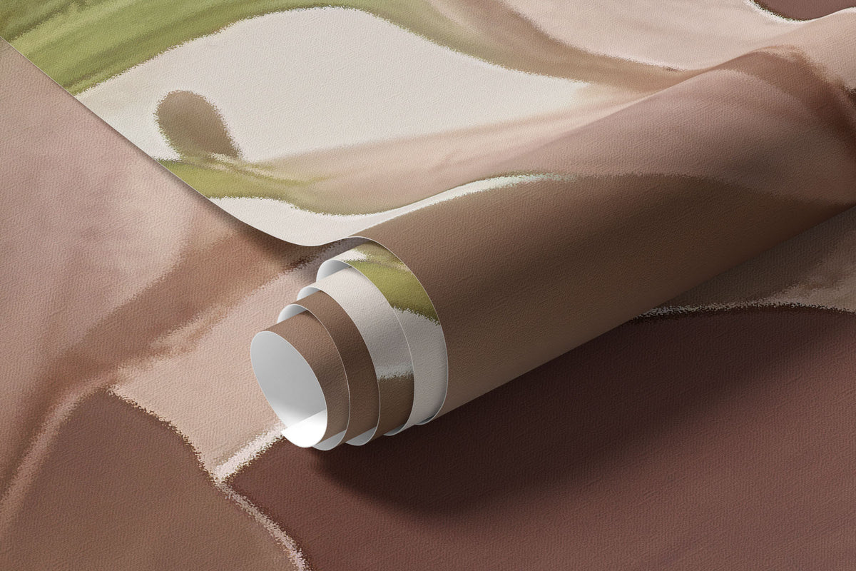 Papier peint Pivoines à l'aquarelle