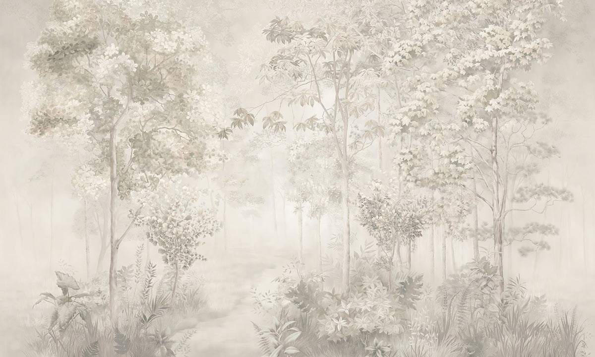 Papier peint Esquisse de forêt