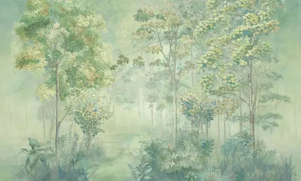 Papier peint Esquisse de forêt