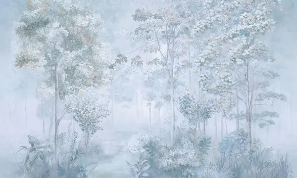 Papier peint Esquisse de forêt