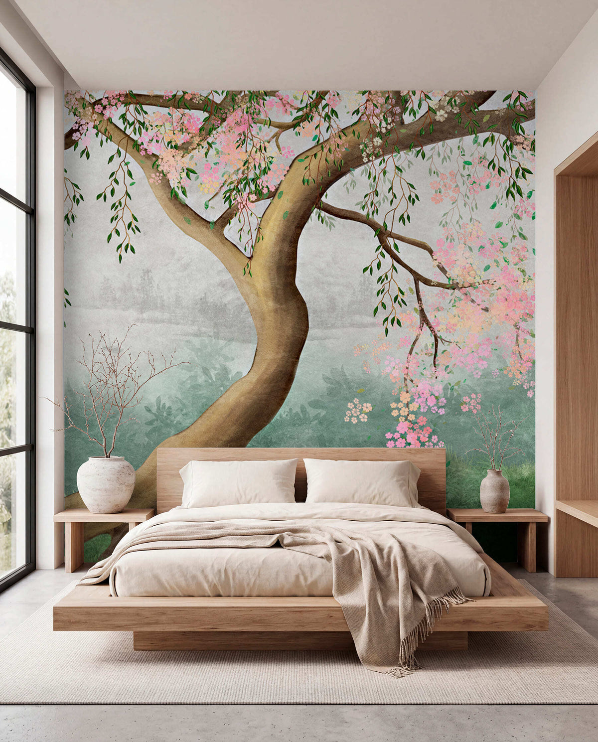 Papier peint Arbre en fleurs