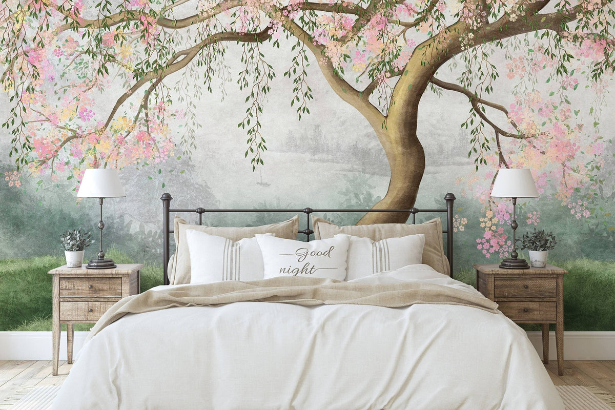 Papier peint Arbre en fleurs
