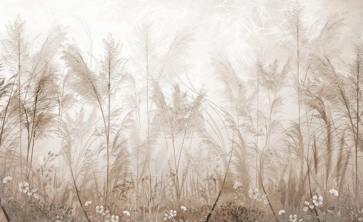 Papier peint Prairie pastel