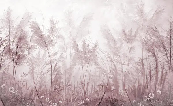 Papier peint Prairie pastel