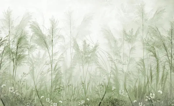Papier peint Prairie pastel