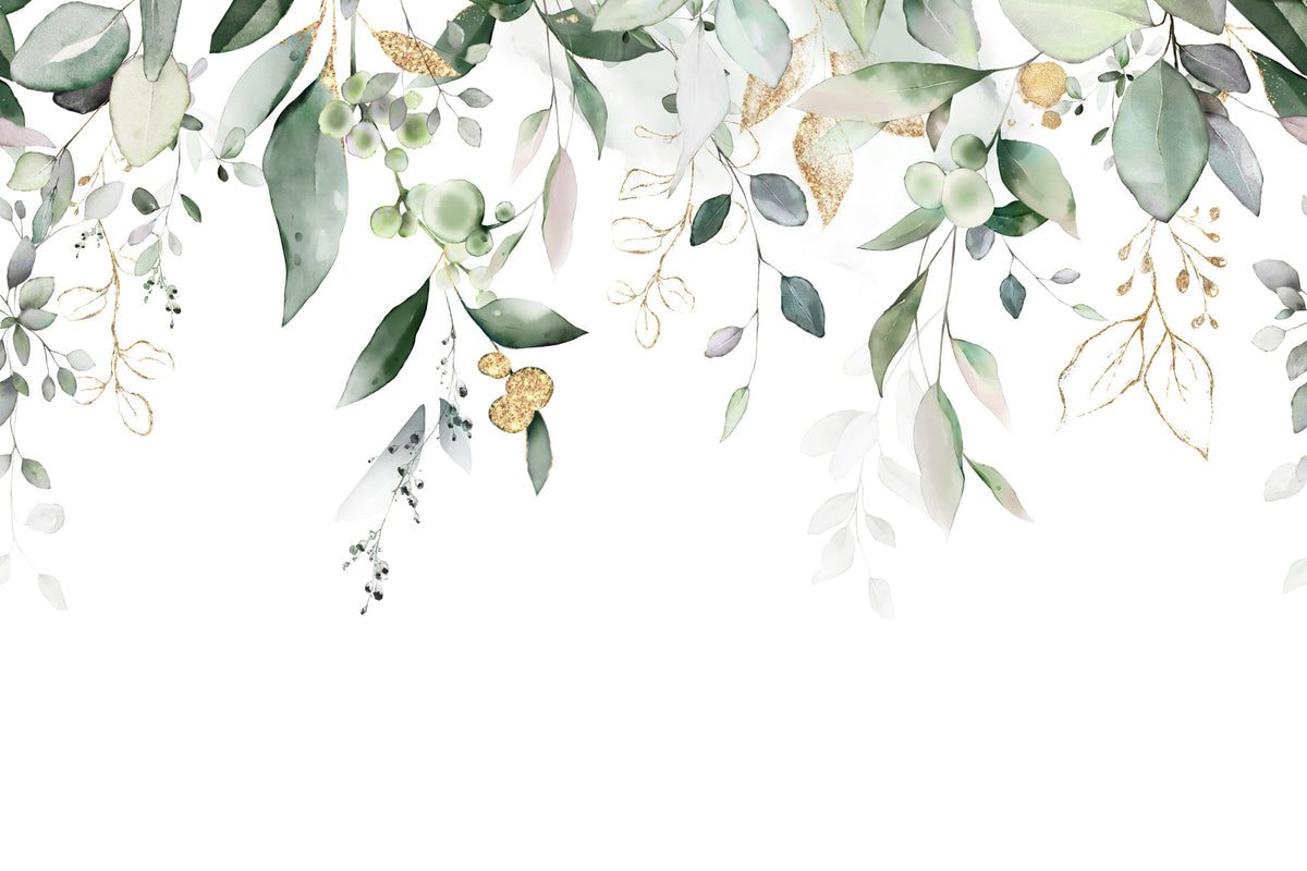 Papier peint Rideau d’eucalyptus