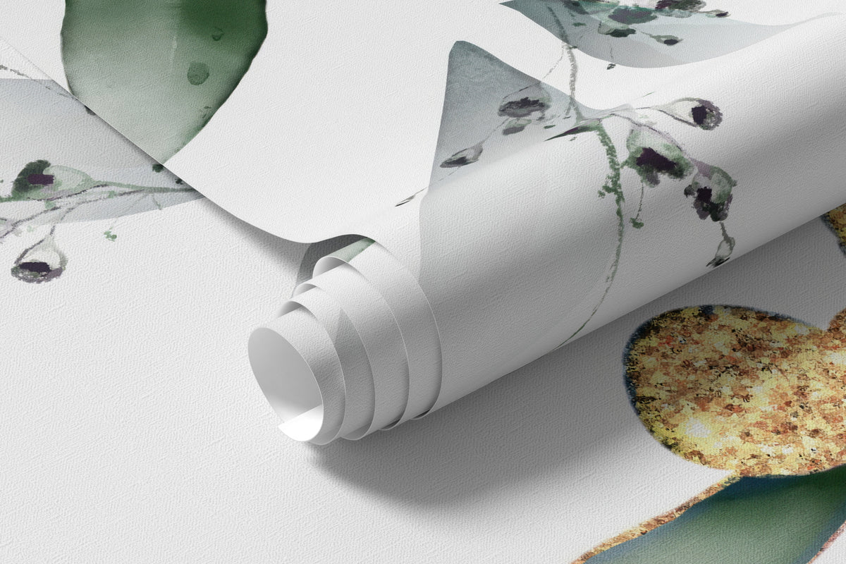 Papier peint Rideau d’eucalyptus