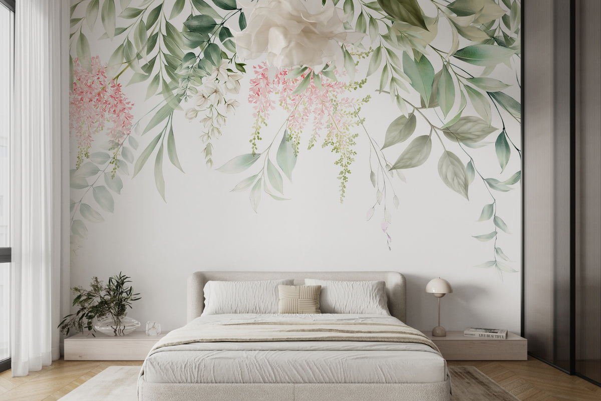 Papier peint Jardin suspendu au printemps