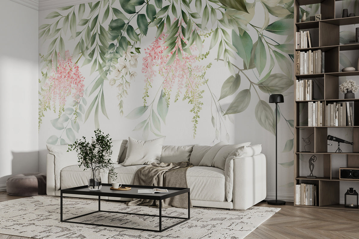 Papier peint Jardin suspendu au printemps