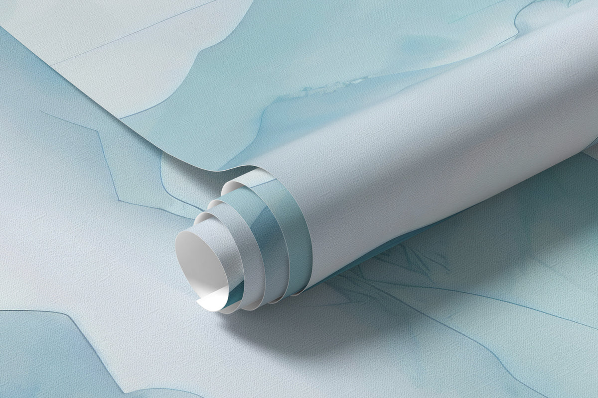 Papier peint Marées de montagnes