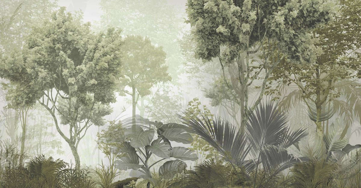 Papier peint À travers la jungle