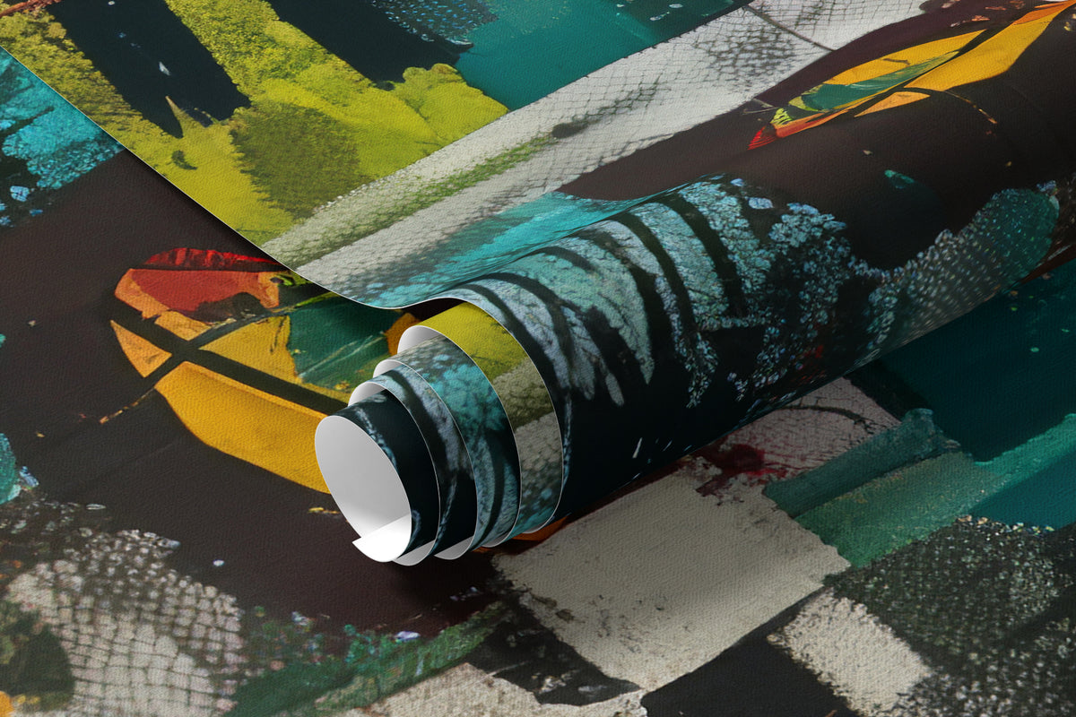 Papier peint Crâne en graffiti
