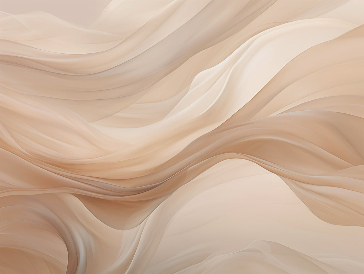 Papier peint Rubans de sable fluides — mise en situation