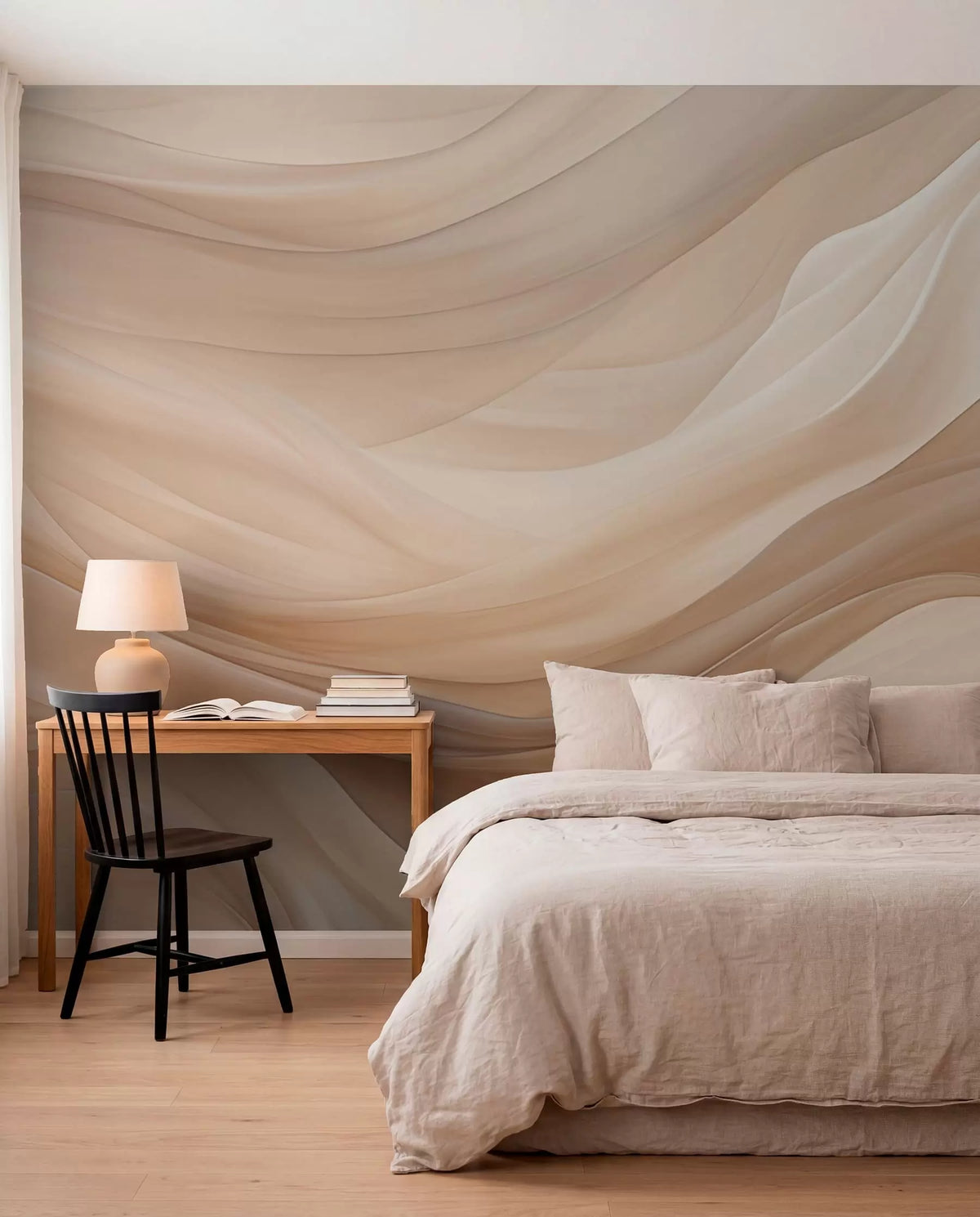 Papier Peint Naturel Chambre - WALLISIME