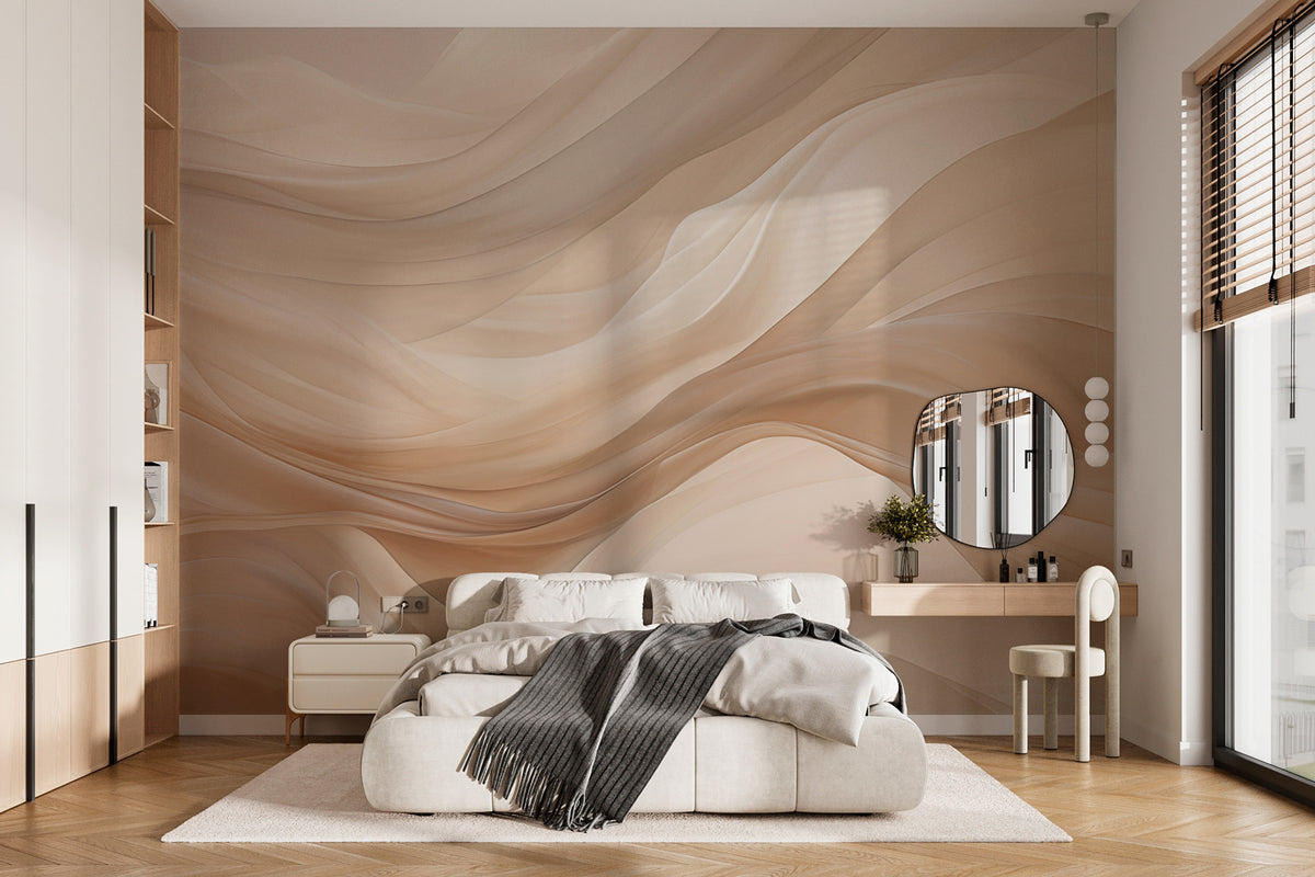 Papier peint Rubans de sable fluides
