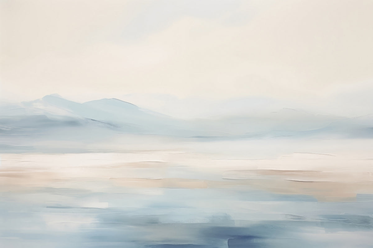 Papier peint Rive du lac à l’aquarelle