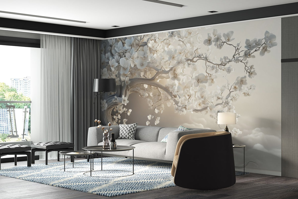 Papier peint Branches en fleurs