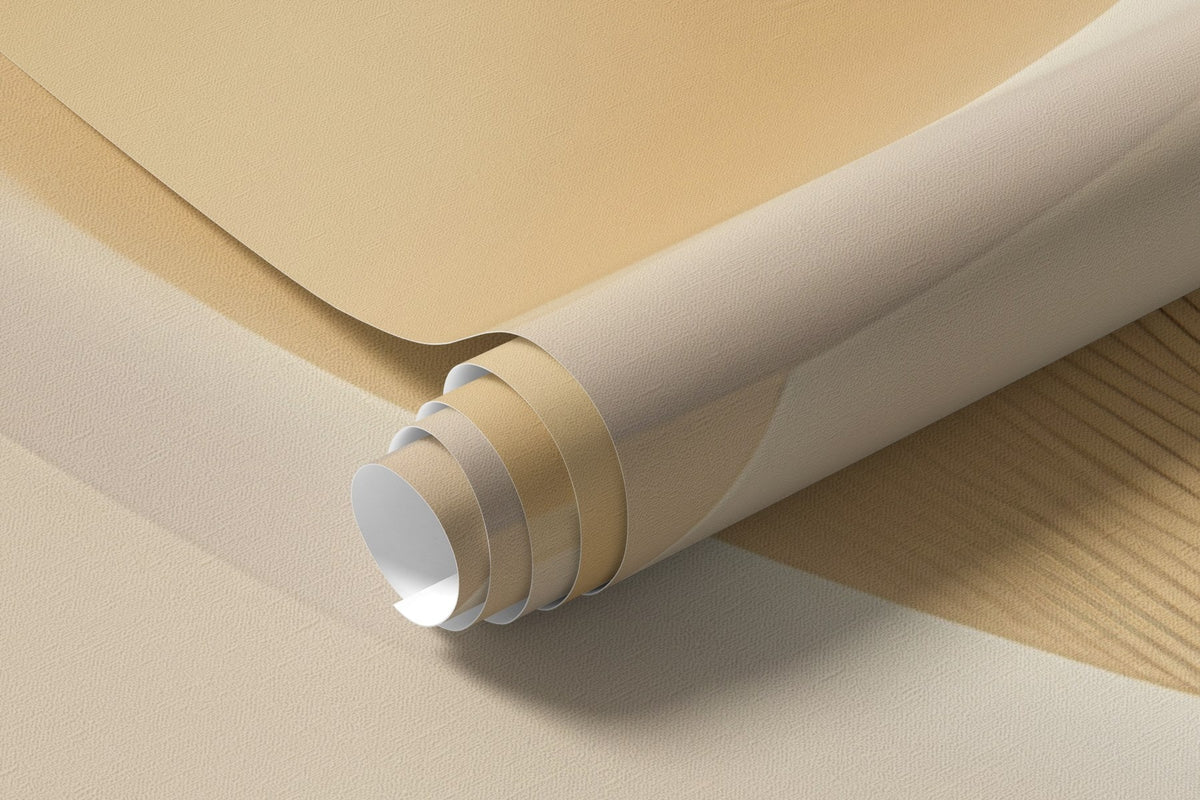 Papier peint Plis soyeux à la lumière miel