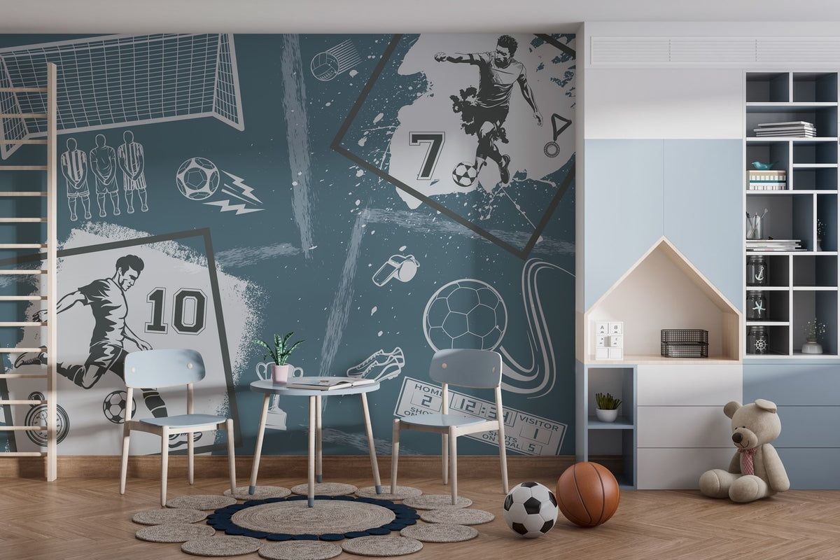 Papier peint Carnet de football