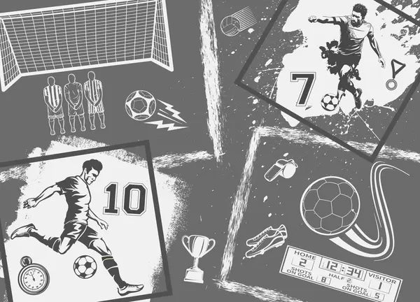 Papier peint Carnet de football