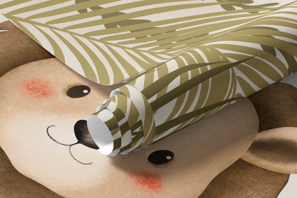 Papier peint Petits amis de la jungle
