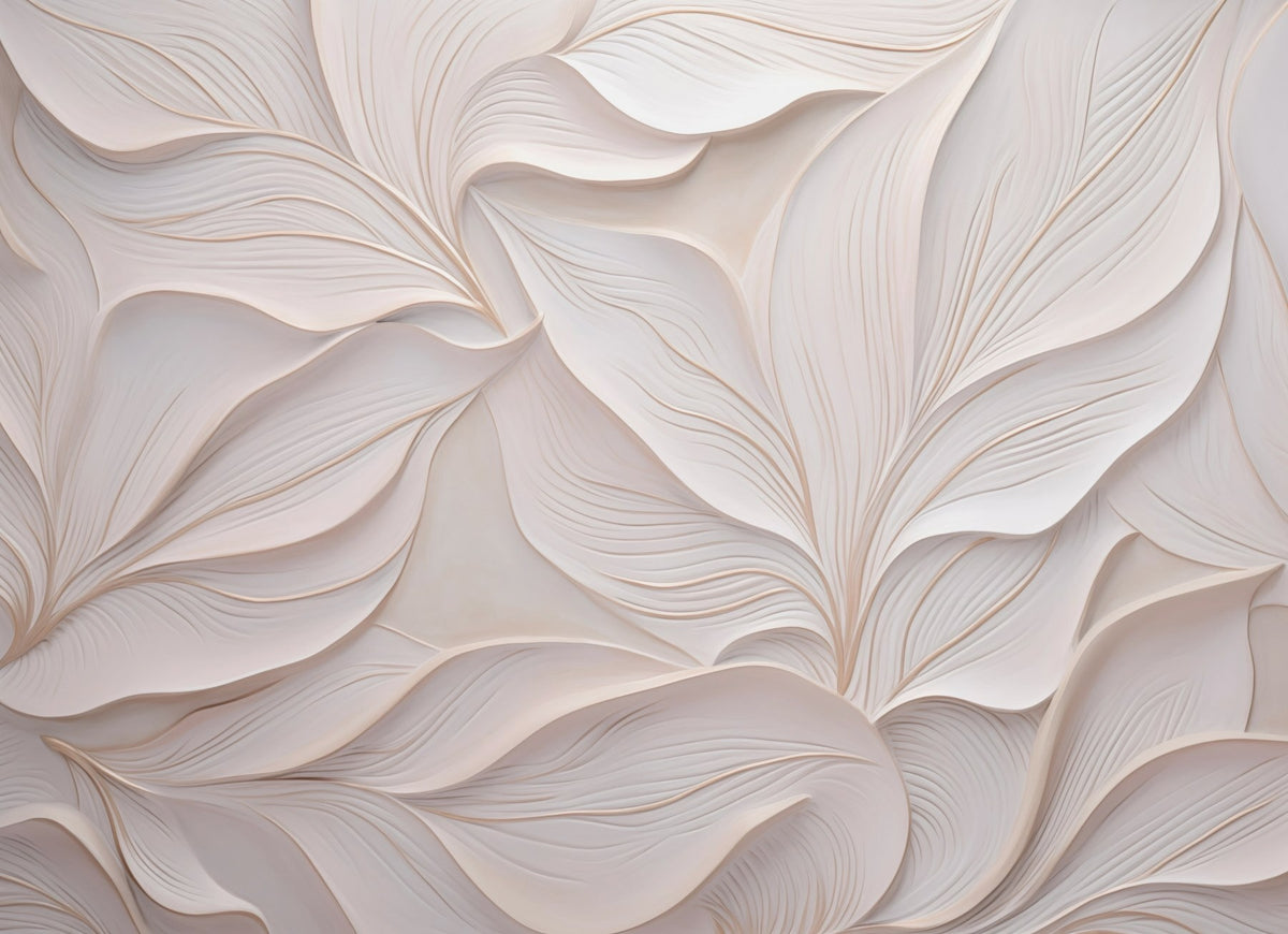 Papier peint Feuilles superposées