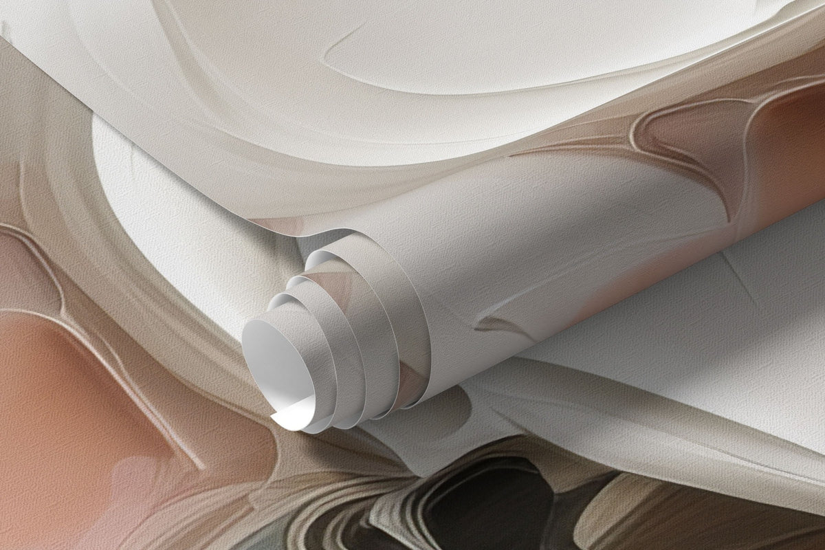 Papier peint Pétales aux touches épaisses