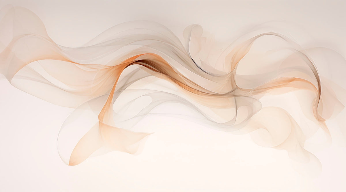 Papier peint Fines vagues caramel