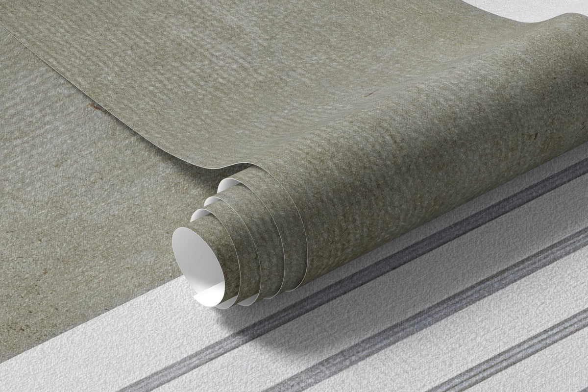 Papier peint Arches sauge et sable