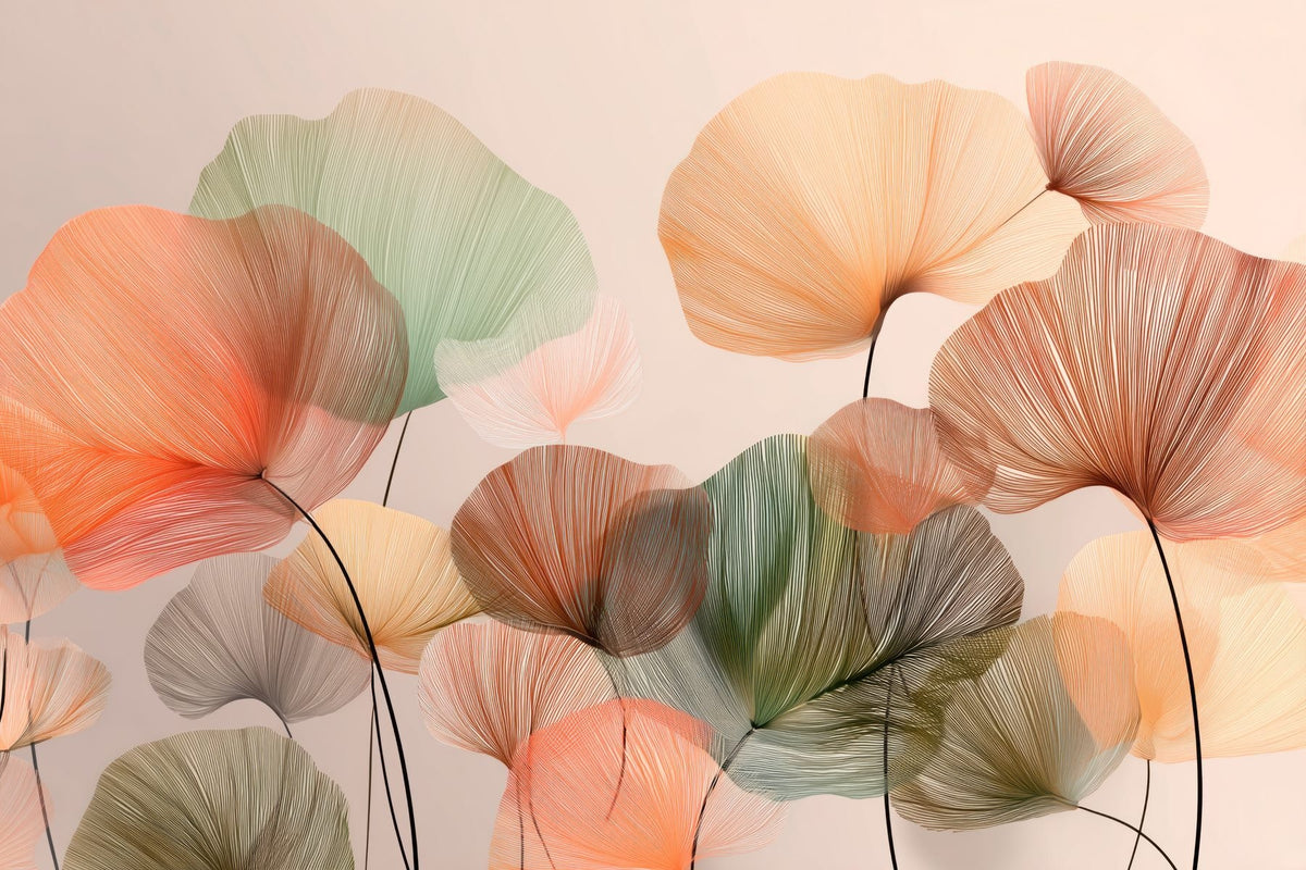 Papier peint Ginkgo aux couleurs d’automne