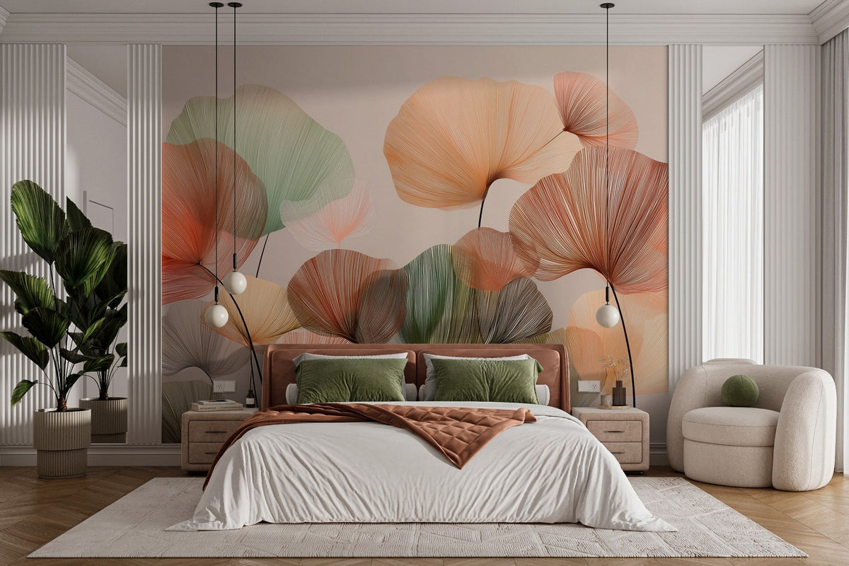 Papier peint Ginkgo aux couleurs d’automne