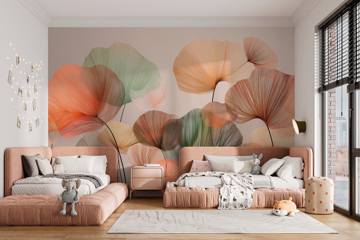 Papier peint Ginkgo aux couleurs d’automne