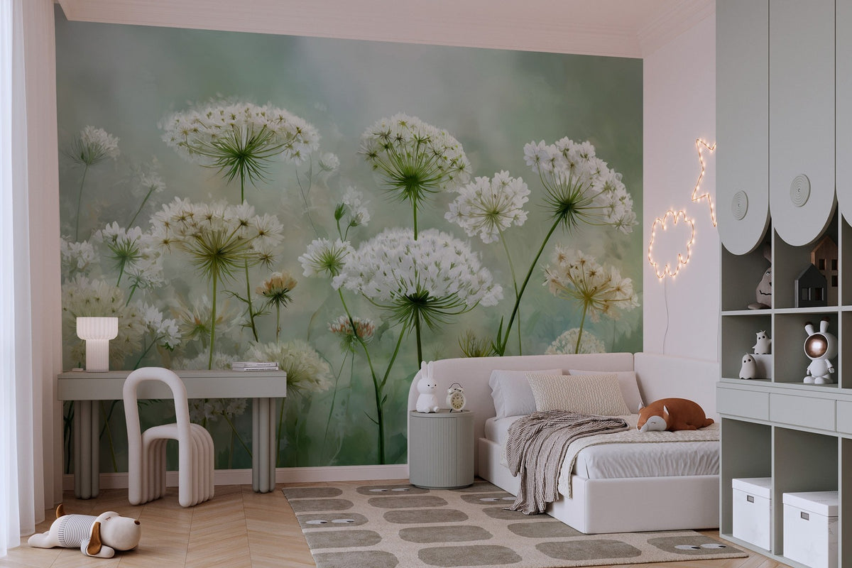 Papier peint Dentelle florale