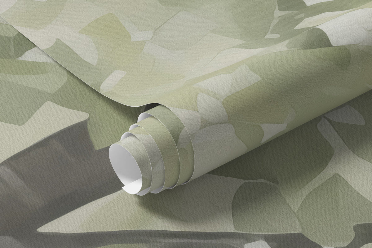 Papier peint Canopée en touches de vert