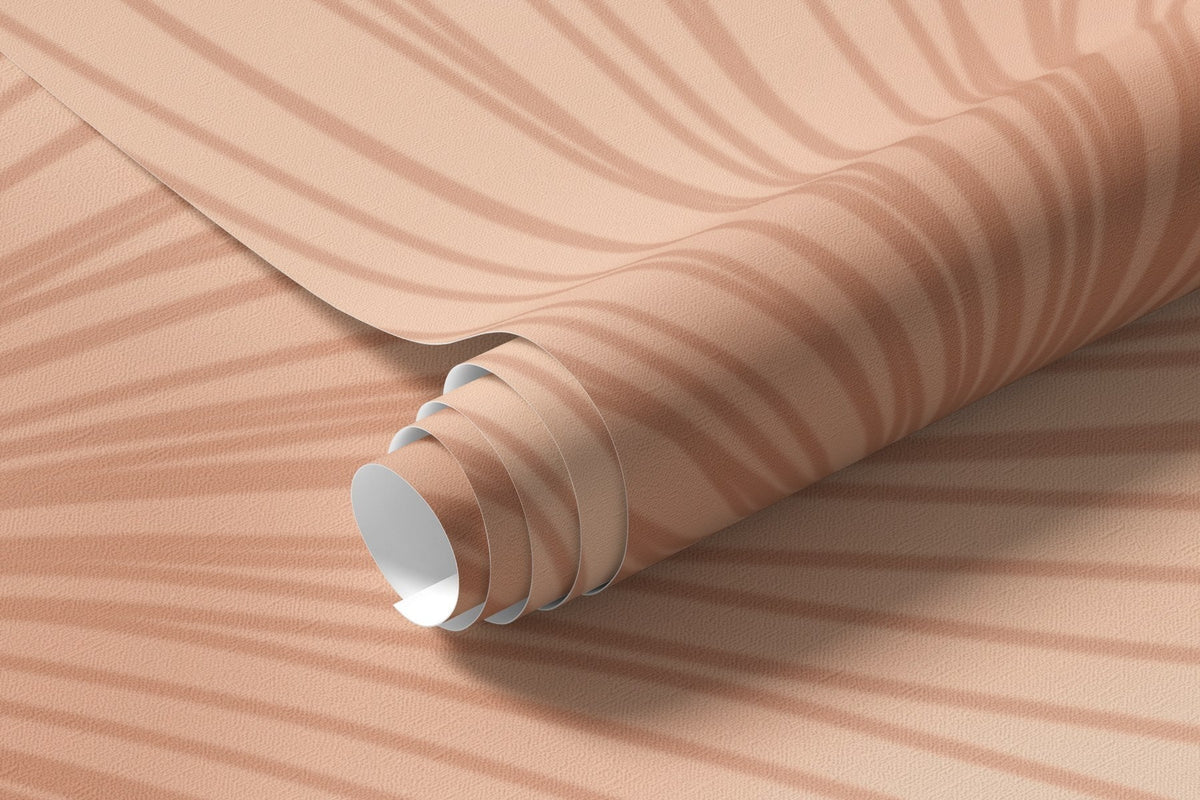 Papier peint Éventails pêche et sauge