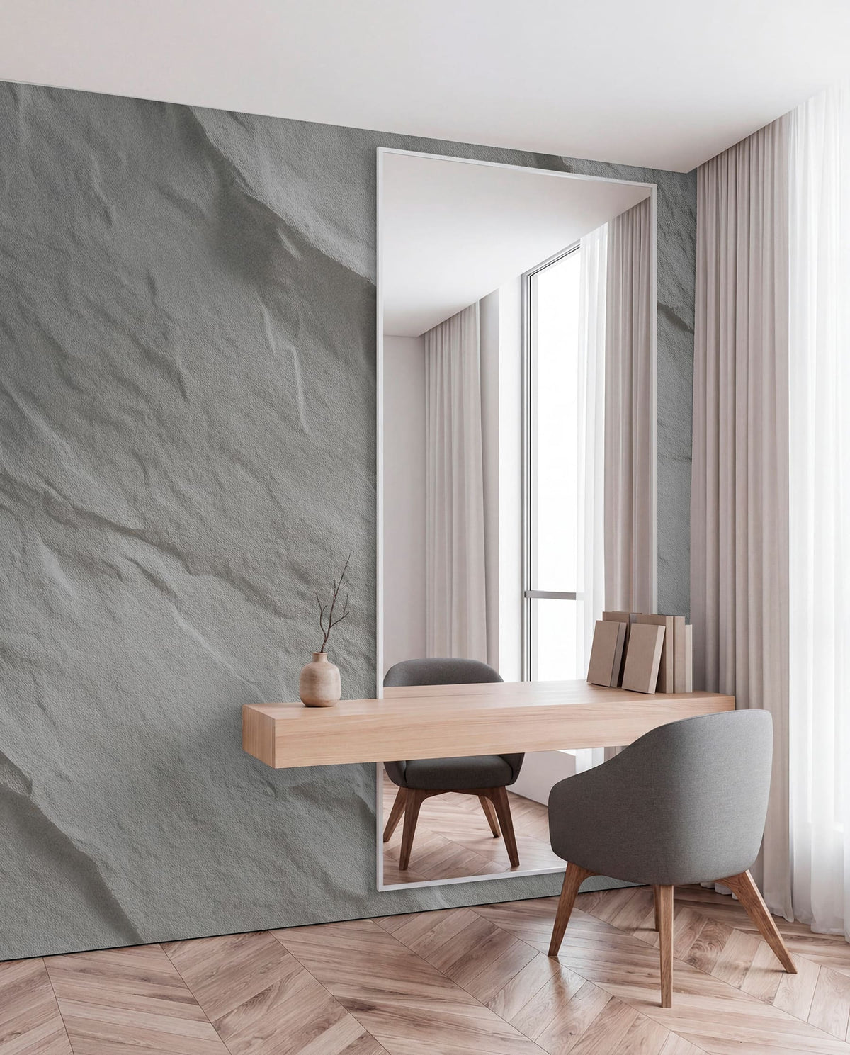 Papier peint Texture de falaise crayeuse