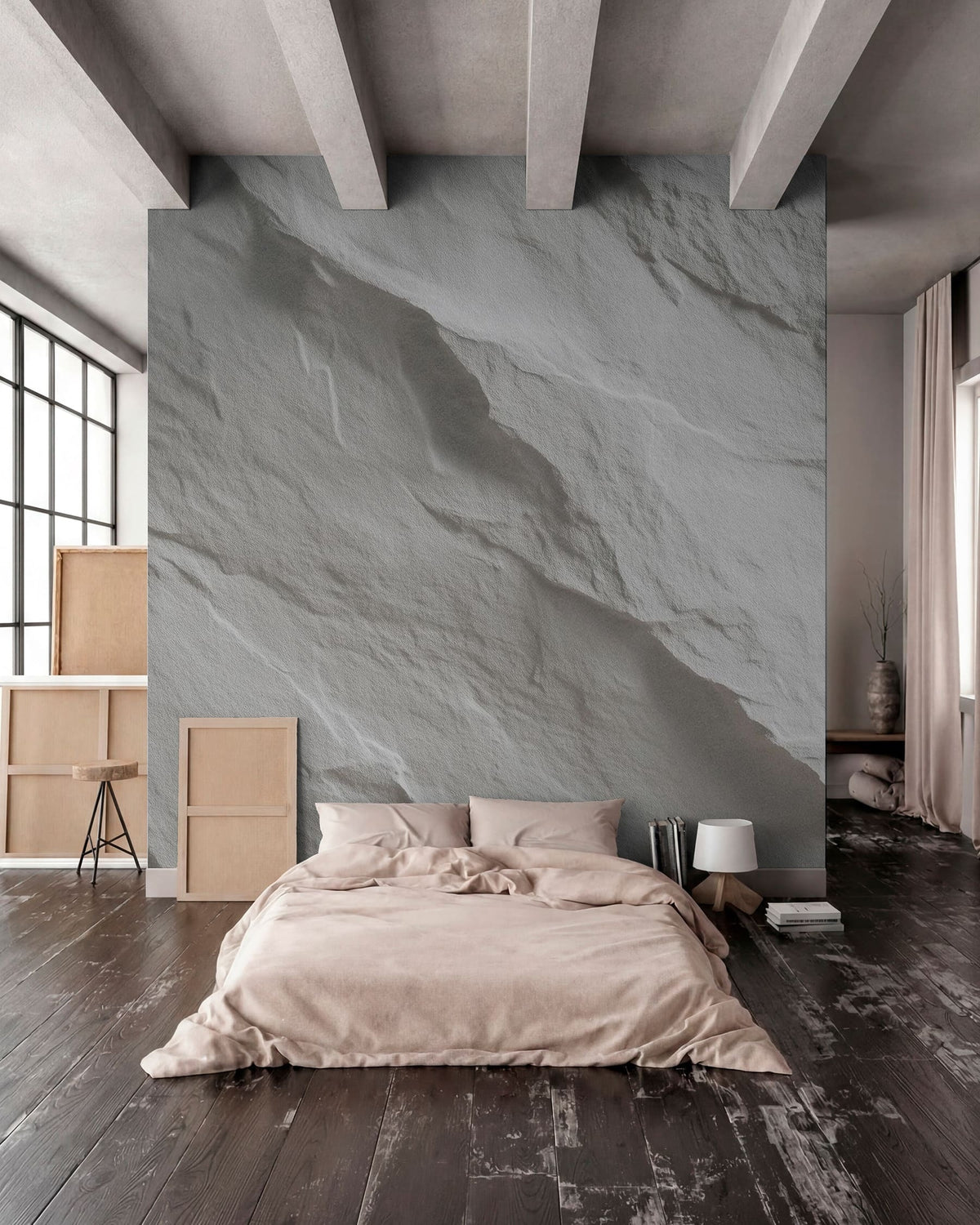 Papier peint Texture de falaise crayeuse