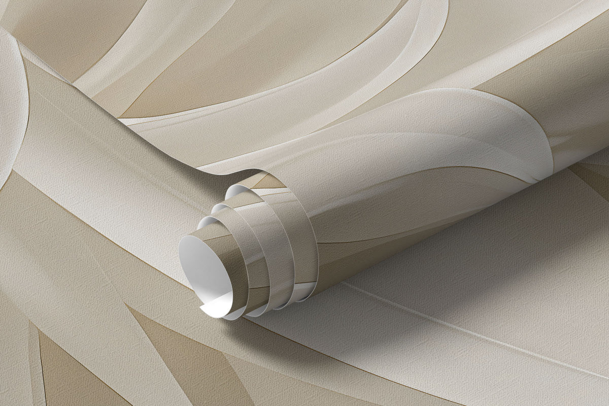 Papier peint Tourbillon floral soyeux
