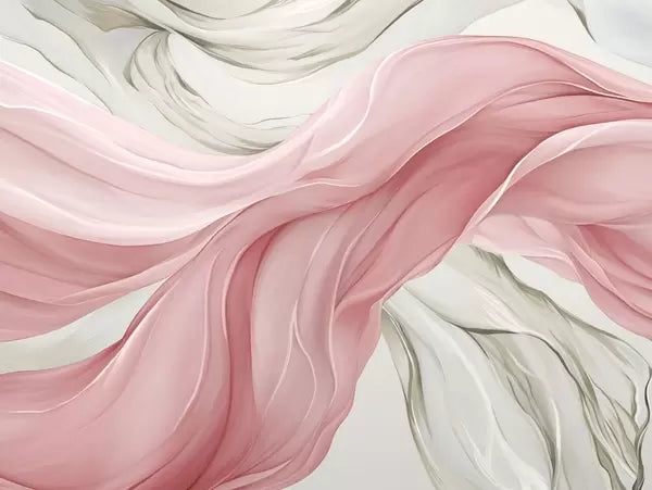 Papier peint Plis ivoire et sable