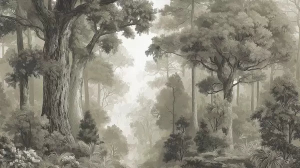 Papier peint Forêt à l'ombre